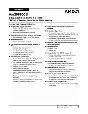 DataSheet AM29F800B pdf